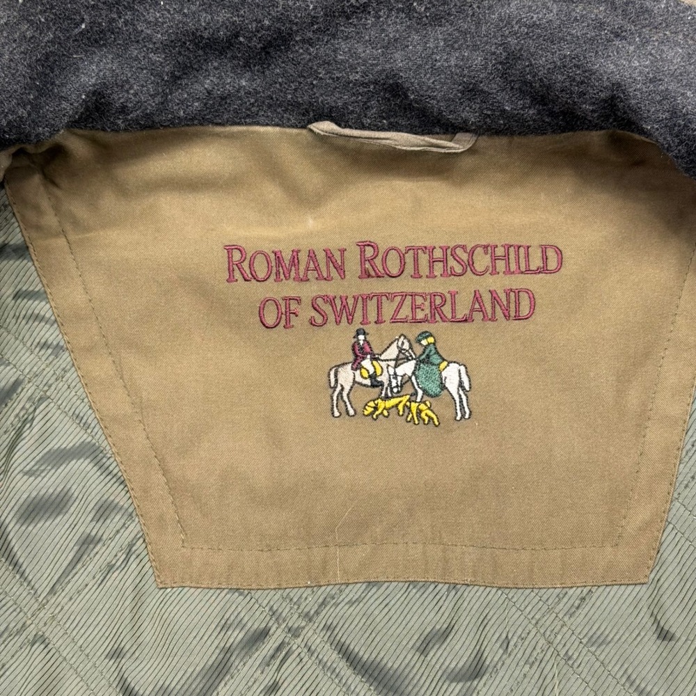 Roman Rothschild of Switzerland 923030 Size 25 Mens XL Amaretta Faux Suede Coat - Picture 10 of 16